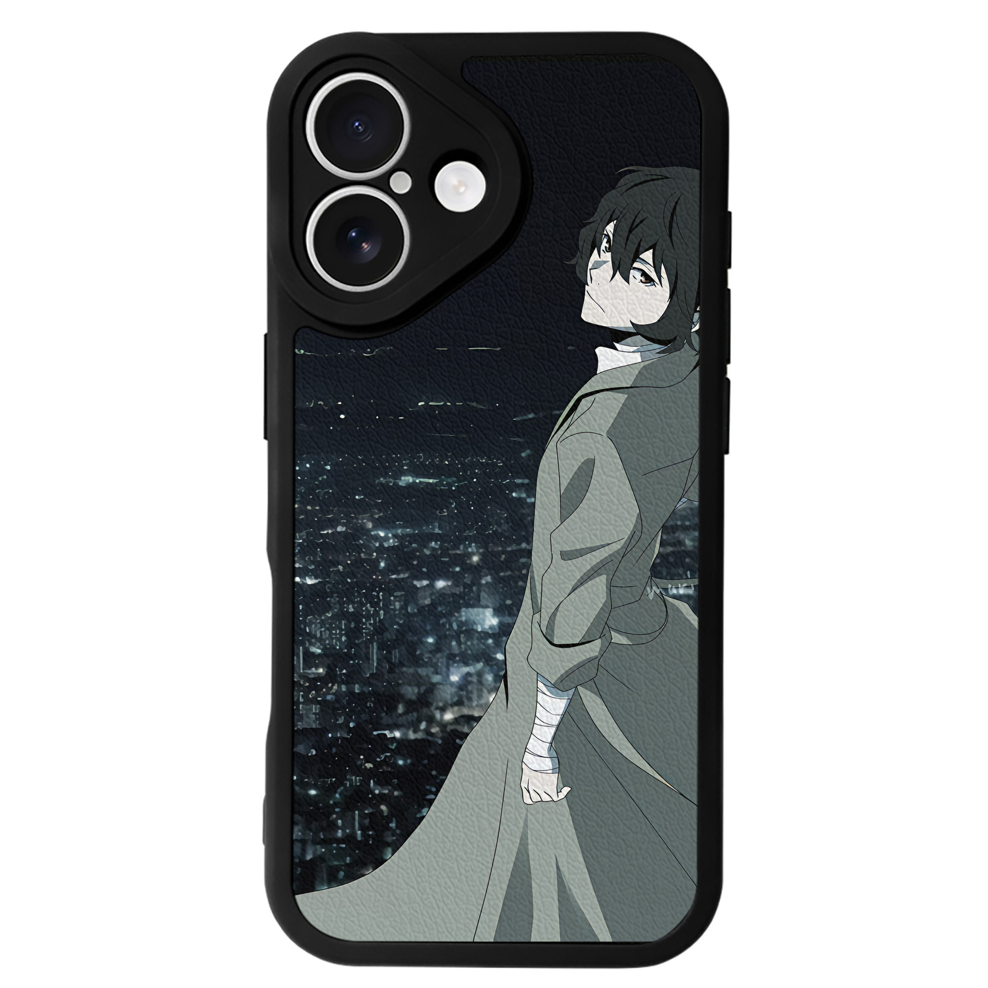 （画像用） 文豪ストレイドッグス Bungo Stray Dogs 【iPhone 16シリーズ対応】シリコンスマホケース（レザー調） 材質：シリコン